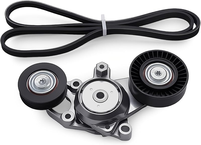 Kit tensionador da correia e correia serpentina Riyhch para Toyota Camry 2.5L L4 2010–2011 – 1 kit