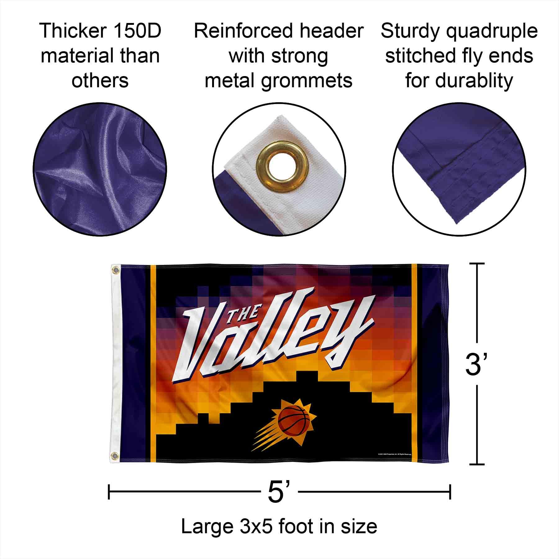 Amazon.com : Phoenix Suns City Edition Banner and Tapestry Wall