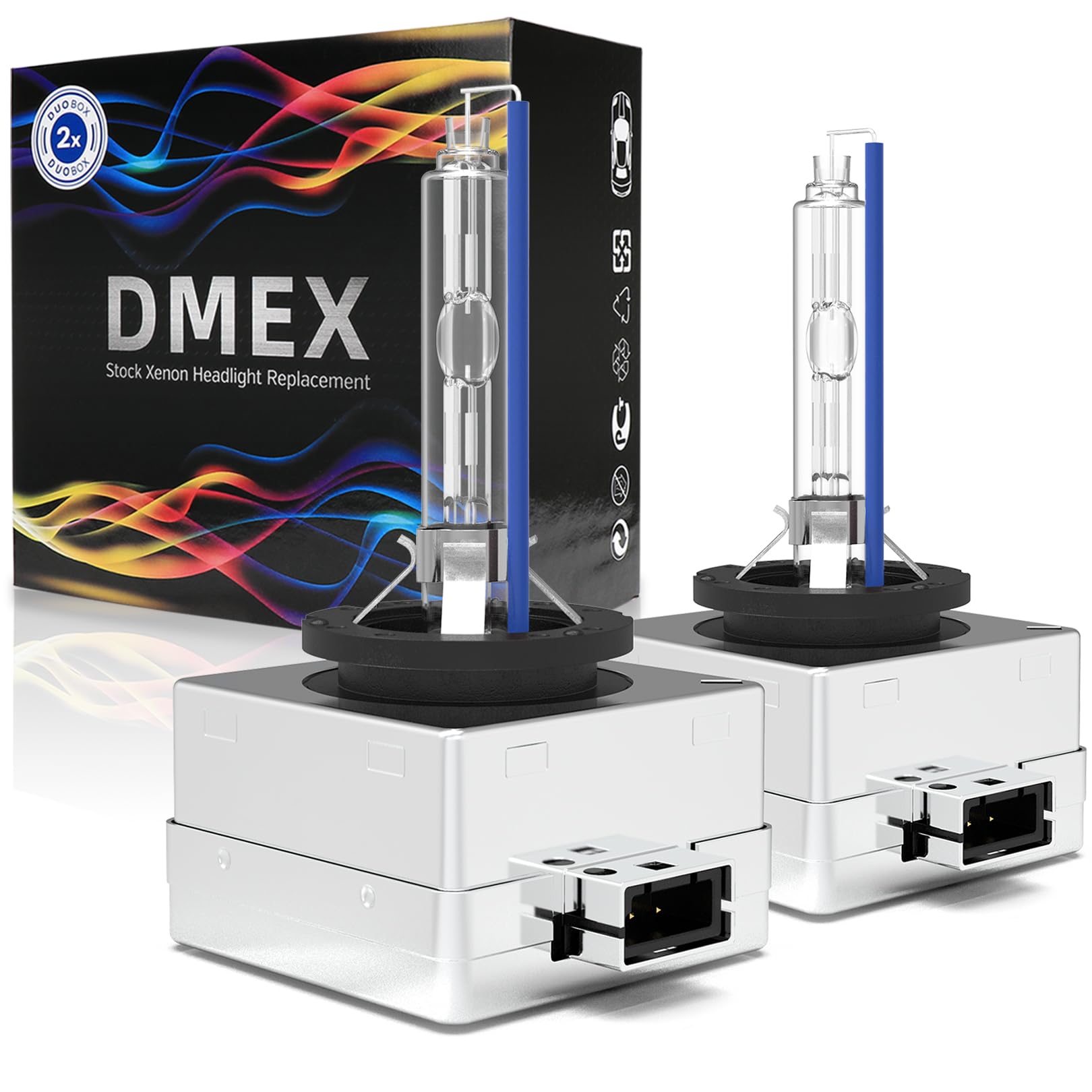 Amazon.com: DMEX D1S HID Headlight Bulbs 8000K White Blue Xenon