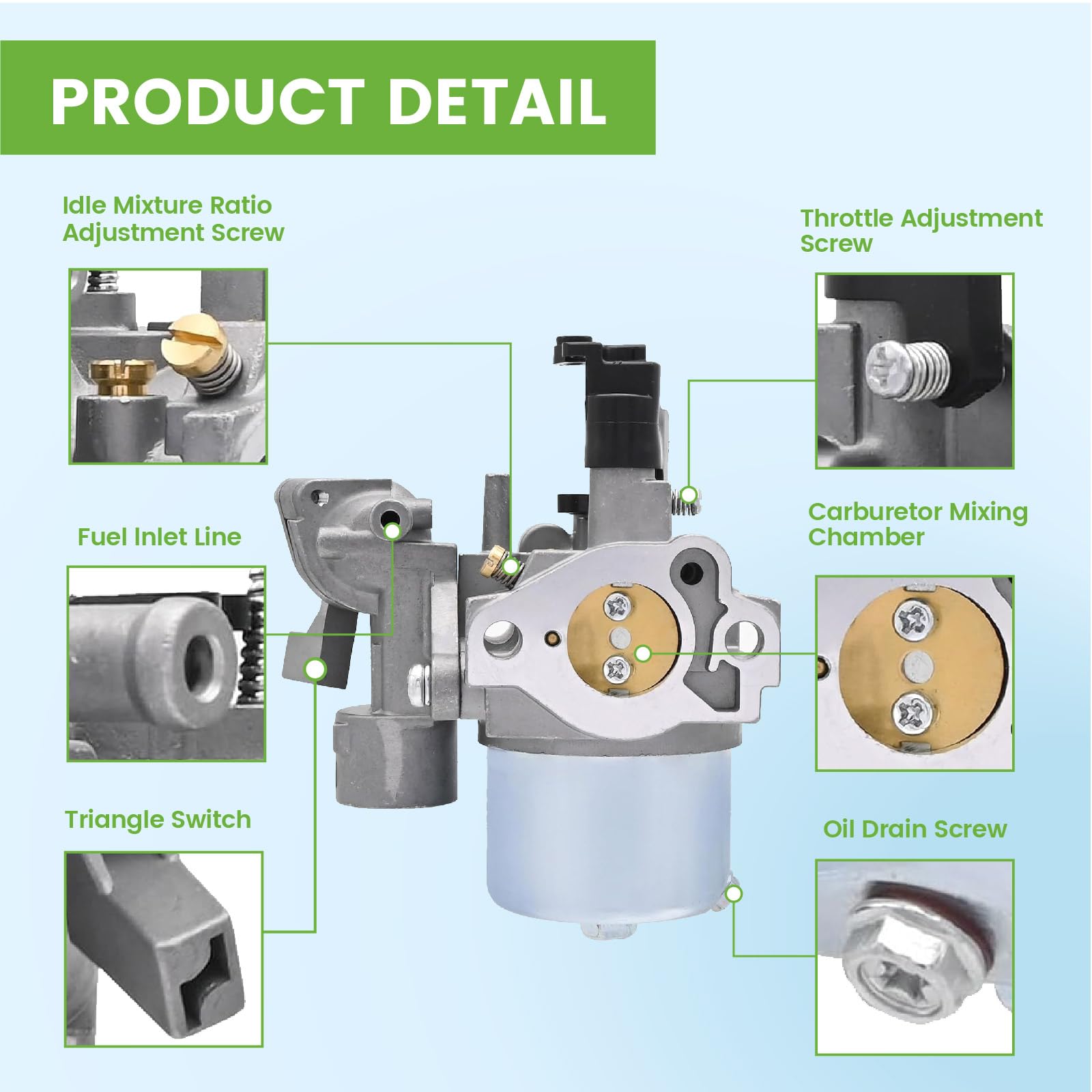 Amazon.com: Aylux EX21 Carburetor with Spark Plug Fuel Filter for