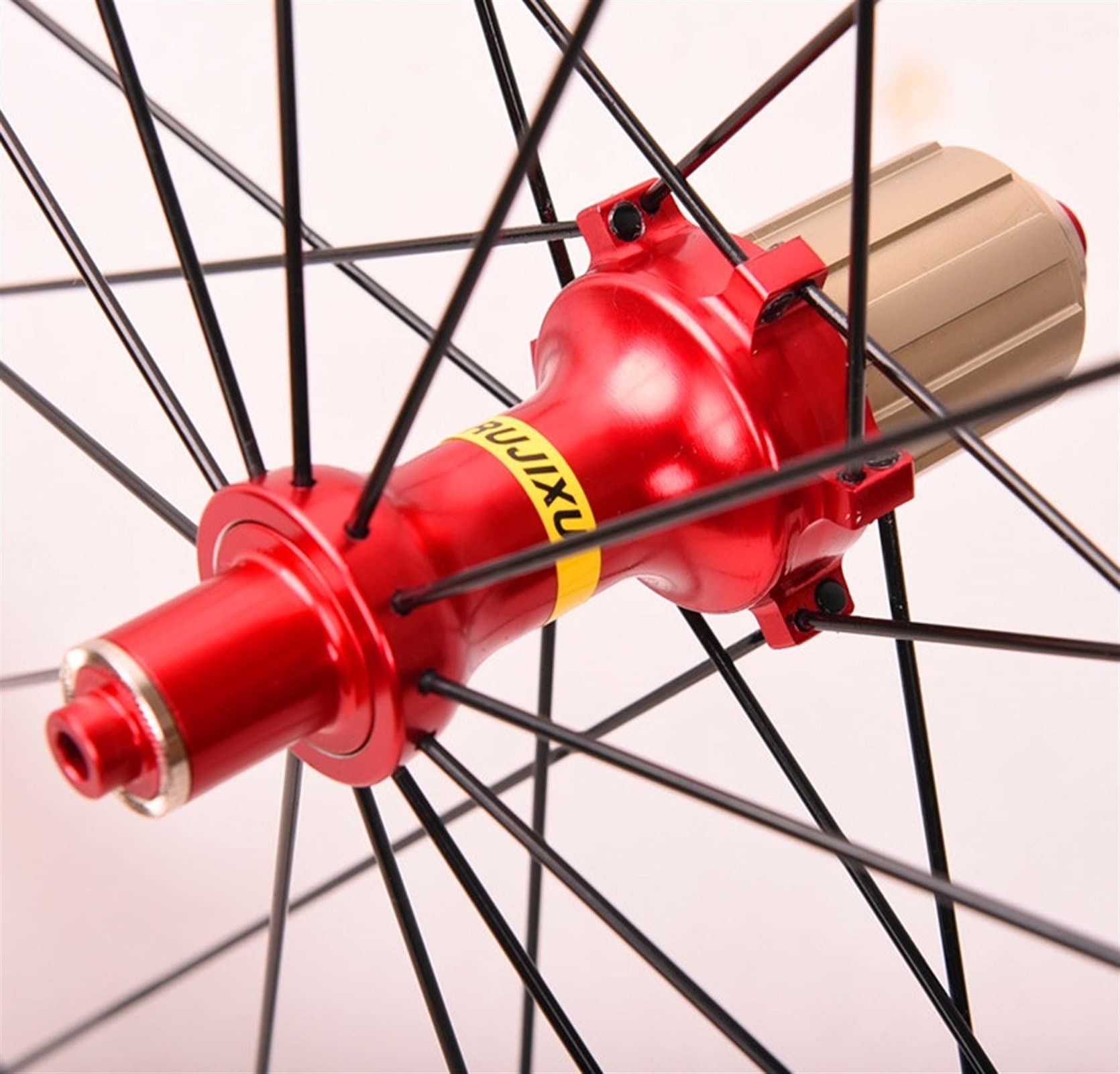 Juego Ruedas Bicicleta Carretera 700c 28 Pulgadas Llanta 30mm Freno En V Liberación Rápida para Casete 7 8 9 10 11 Velocidades Ultraligero Ruedas Bicicleta Crucero 1560g (Color : Rot, Size : 700C)