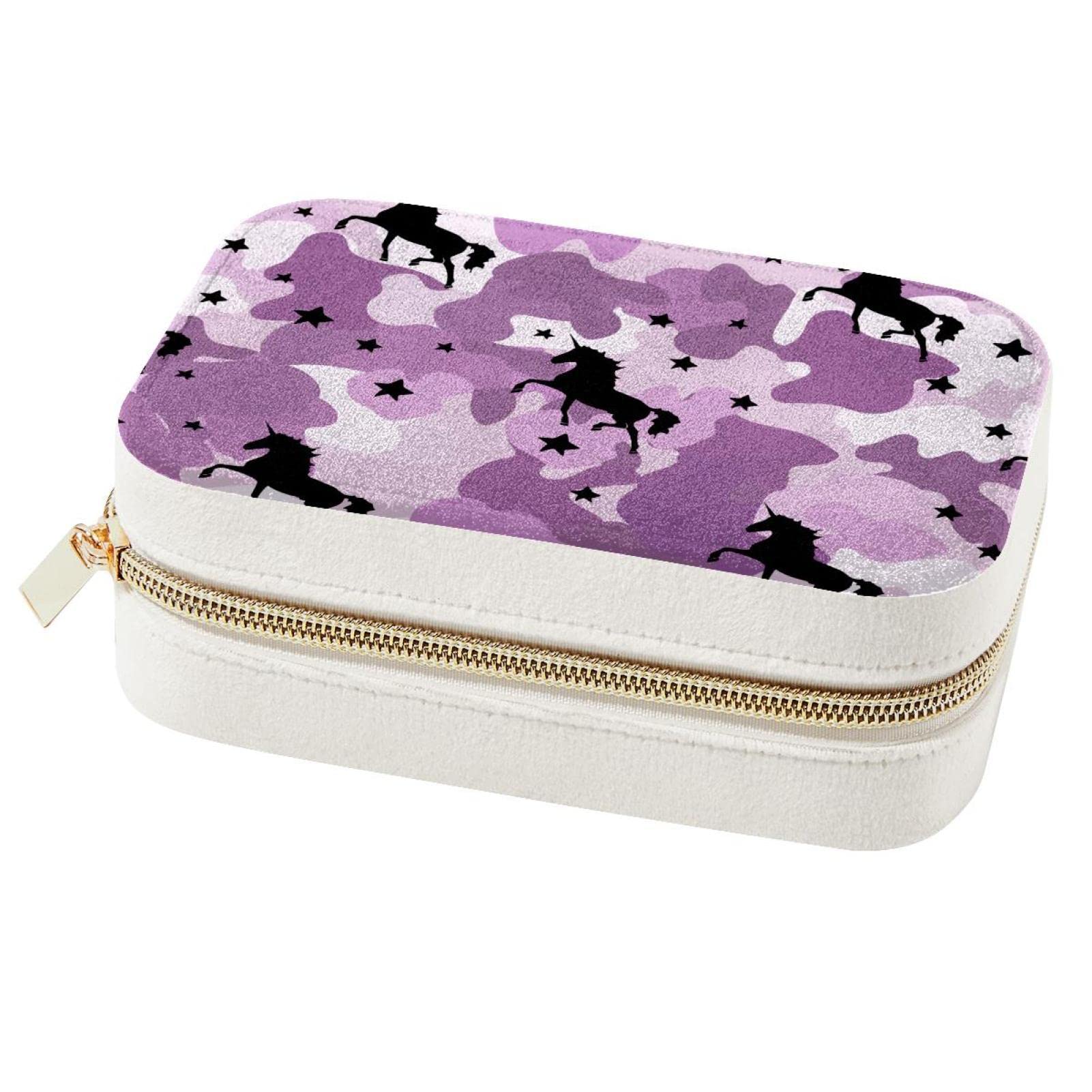Boîte à bijoux portable licorne pour vos week-ends et vacances d'été