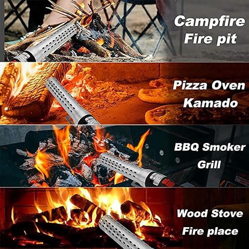 Miniatura 7 de Arrancador de fuego eléctrico, carburador, arrancador de carbón, ahumador de barbacoa, arrancador de parrilla, encendedor de parrilla, aire