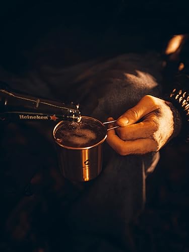 Miniatura 6 de CAMPINGMOON - Taza apilable de acero inoxidable 304 de 7 onzas, pequeña cerveza para acampar, 7.1 fl oz, S-190 (4 unids/bolsa W)