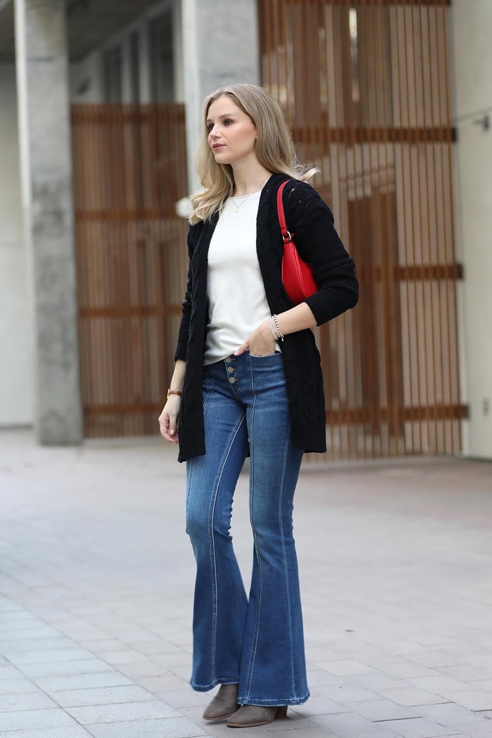 FashionPuzzle Small Crescent Shoulder Bag Underarm Purse - Image 2