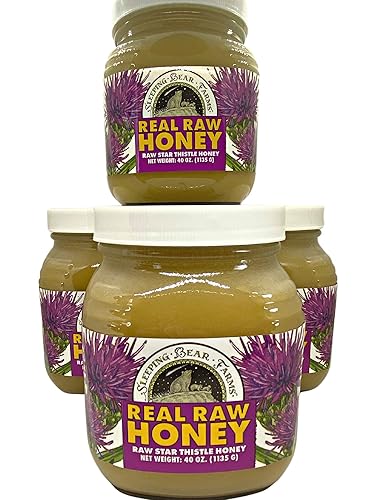 Miniatura 4 de Sleeping Bear Farms 2.5lbs. Miel cruda cosechada por nuestros apicultores, de nuestras colmenas empaquetadas en vidrio