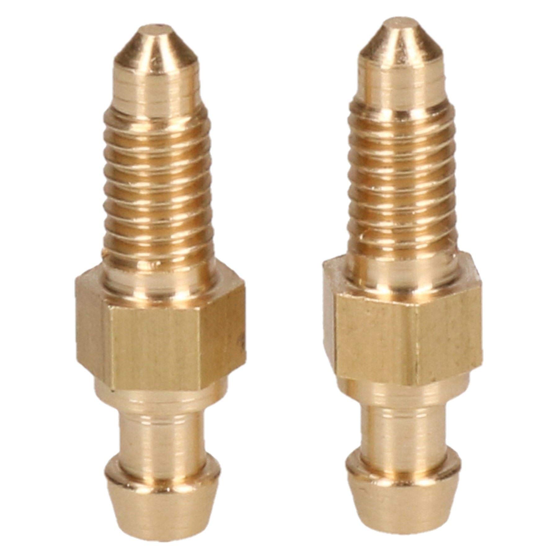 Tornillo purga M6x1mm latón para renovar líquido de frenos en taller