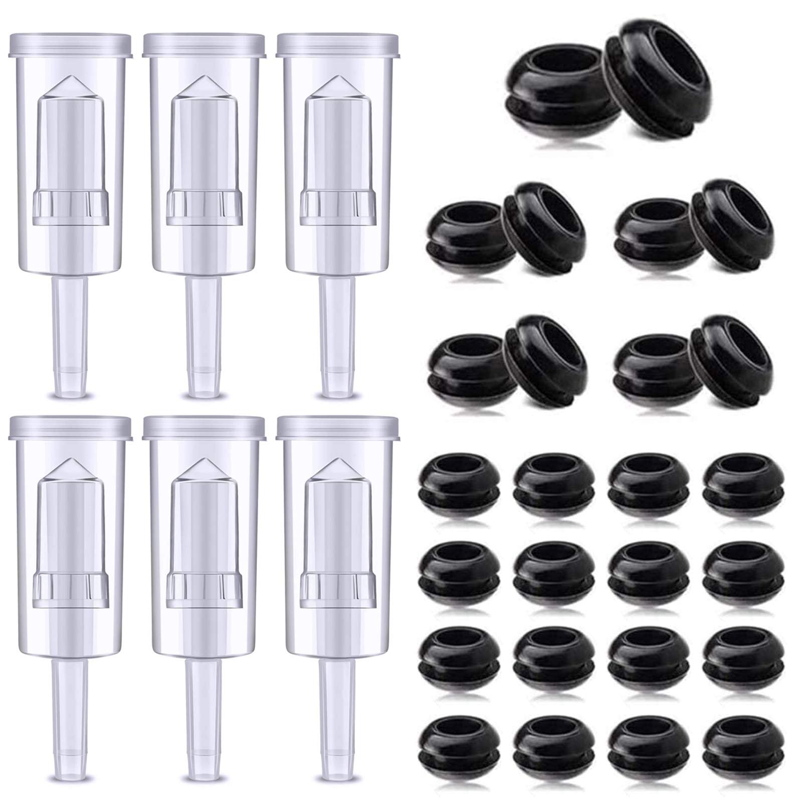 Buy 3Piece Airlock for Fermentation,Airlock With Silicone Grommet