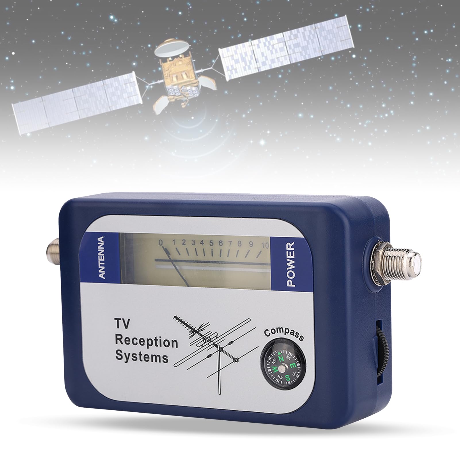 Mini Rilevatore di Misuratori di Segnale per la Ricerca del Segnale TV Digitale television ￼antenna digital strength meter con Funzione di Retroilluminazione, Satellitsökare