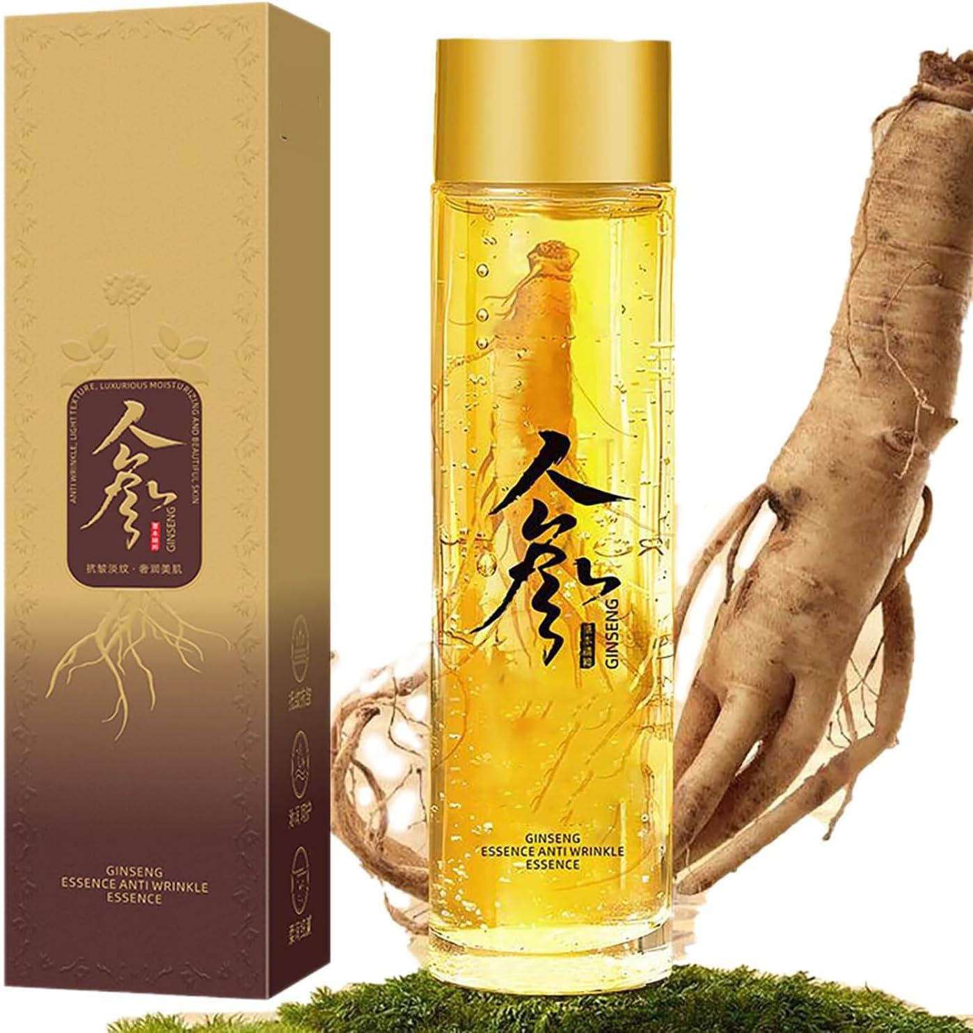 Ginseng Extract Liquid,Ginseng Peptide Anti Aging Serums,Ginseng Anti Wrinkle Serums,Ginseng Extract Anti-Wrinkle Serum Oil,Ginseng Serum for Tightening Sagging Skin Reduce Fine Lines (1 Pcs)