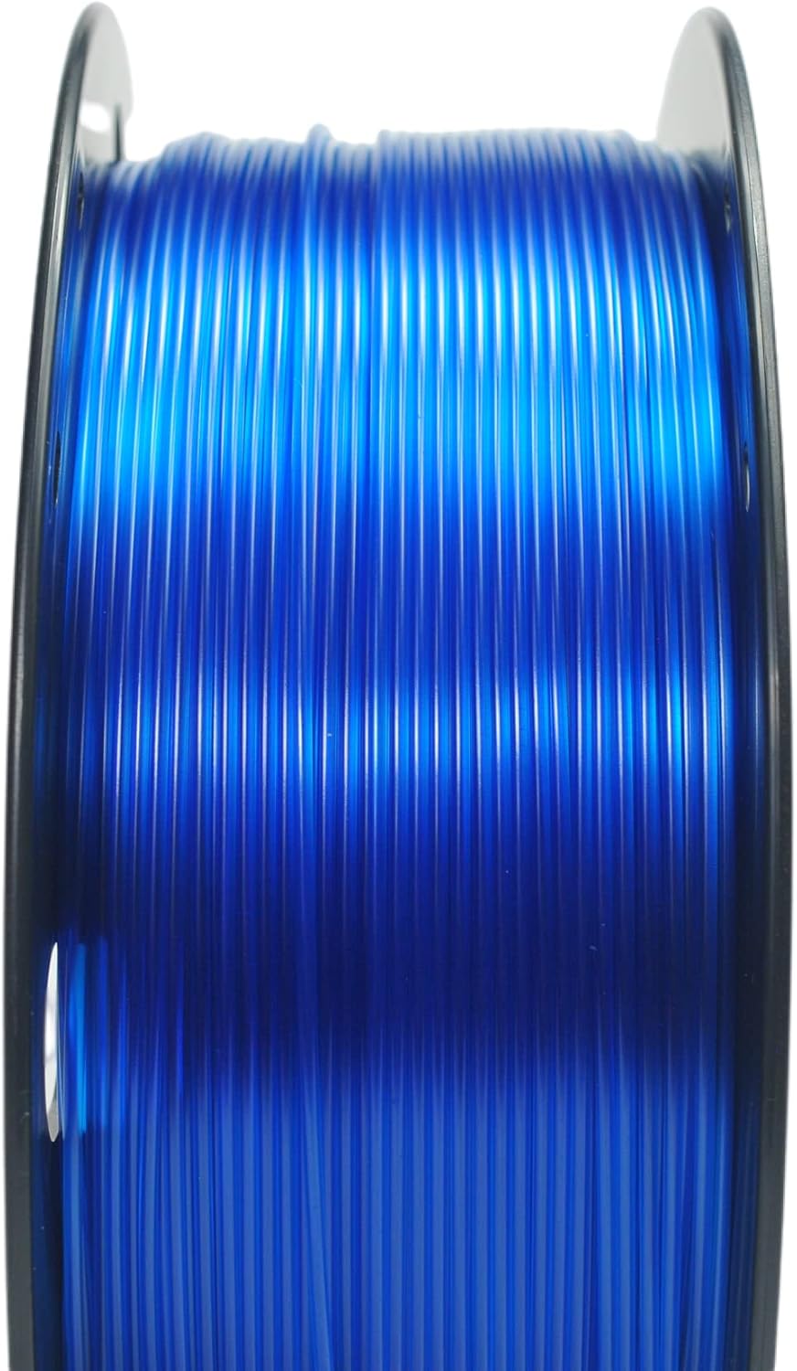 RANKI PETG Filament 1.75mm 3D Printer Filament, Dimensional Accuracy +/- 0.03 mm, 1kg Spool (Transparent Blue)