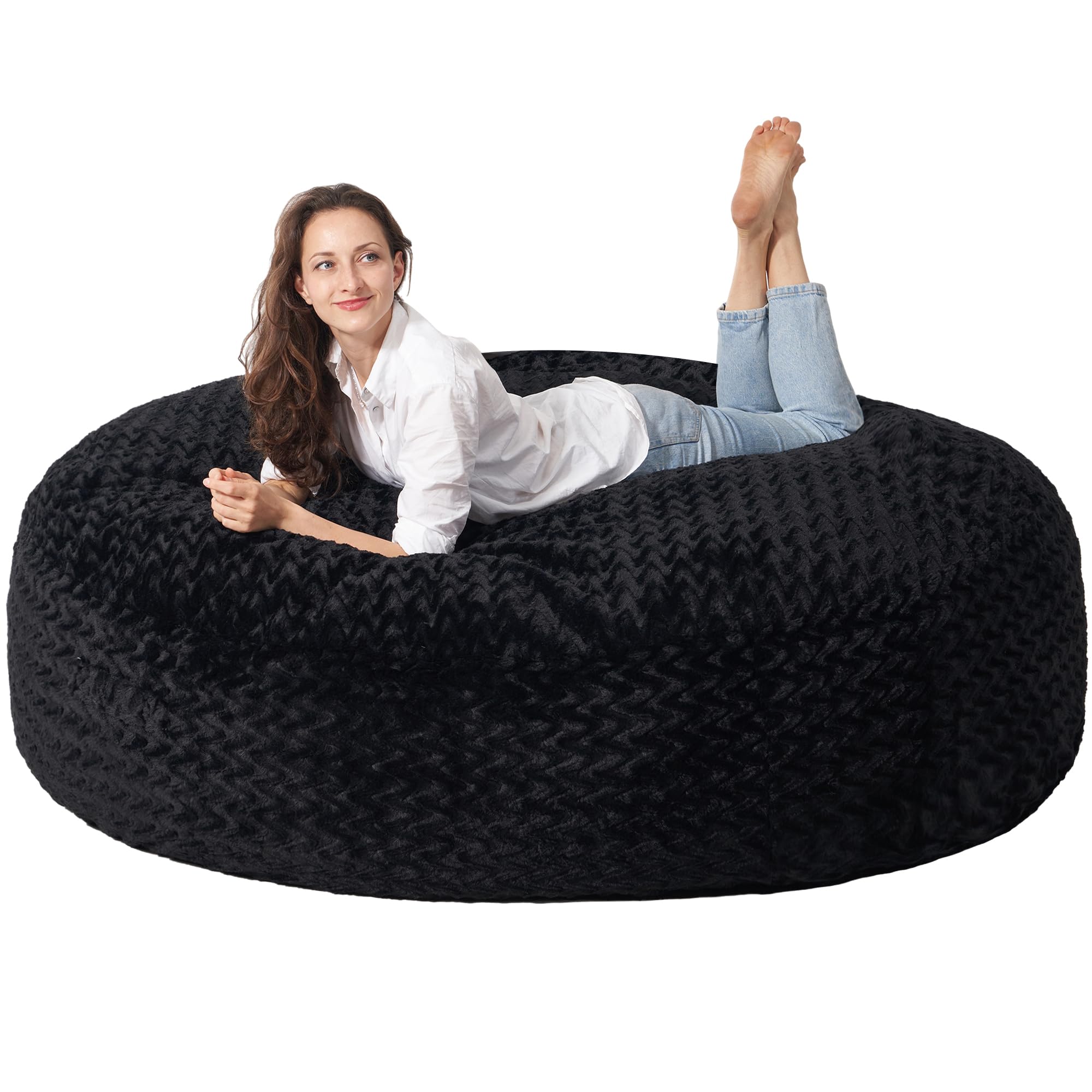 Amazon.com: Cansunna Bean Bag Chair for Adults, 6' BeanBag Chairs with