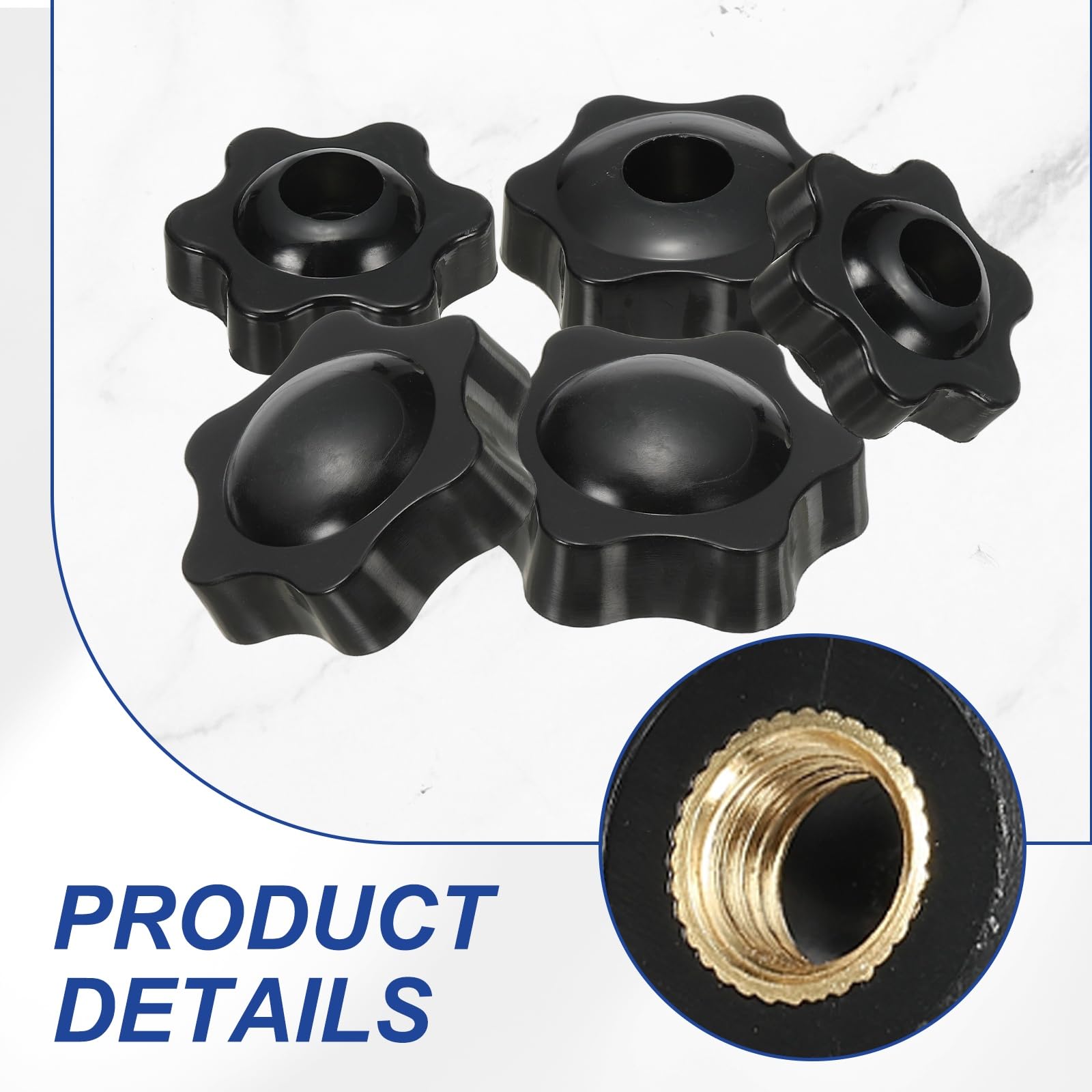 PATIKIL M5 x 25mm Thread Clamping Nuts - Image 3