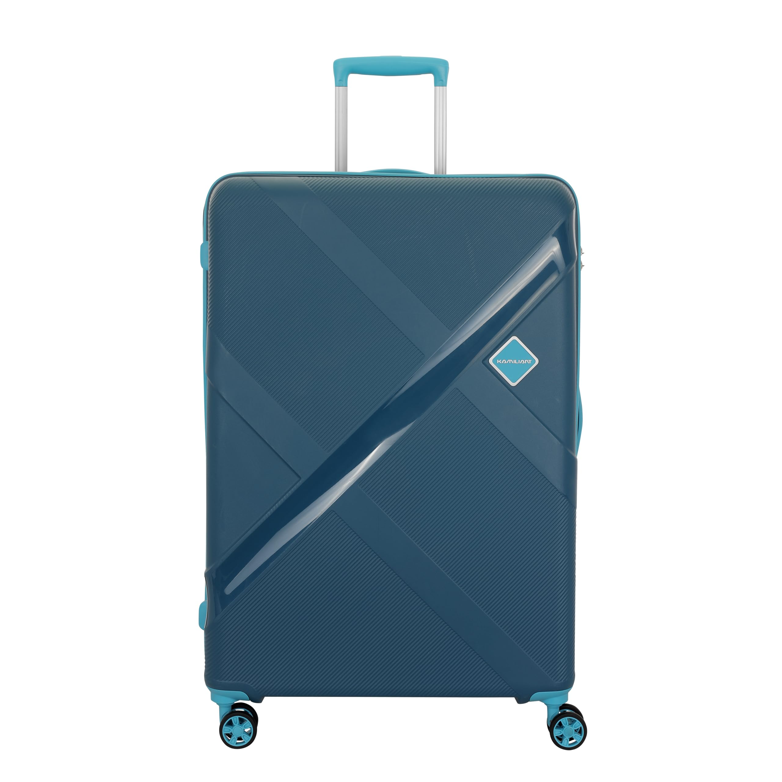 Polycarbonate Kamiliant 8 Spinner Wheels Hard Shell Suitcase Falcon Edge SP79TSA P.BLU,Blue, Large, 79 Cm-image-31