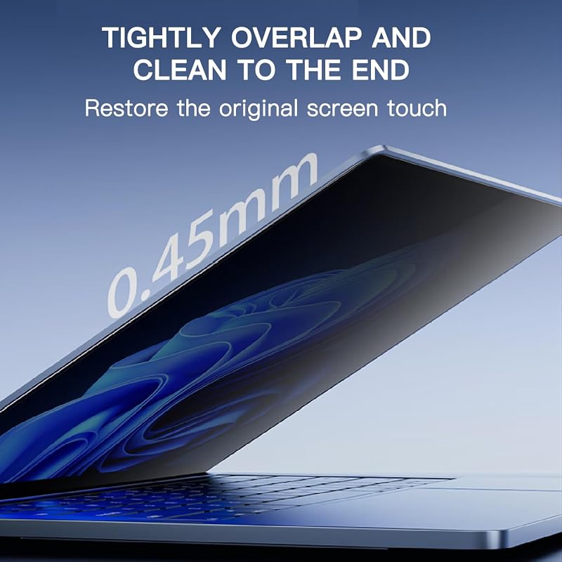Phimoos 360° Adatvédelmi Képernyővédő Fólia MacBook Air 13.6/13" (2022-2025, M2, M3, M4) - Kékvényfény Szűrő, Ujjlenyomatmentes, Tükröződésg