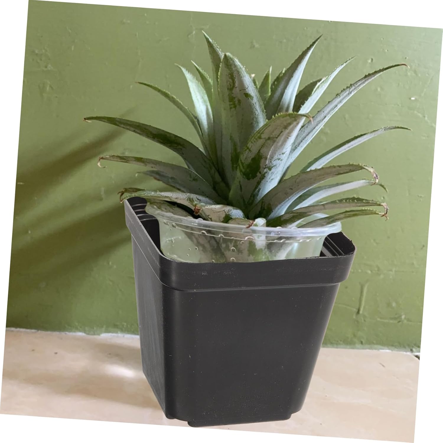 120Pcs Square Nursery Pots with Drainage Versatile Seedling Planters for Indoor and Outdoor Use Lightweight and Durable Flower Pots for Succulents and Plant