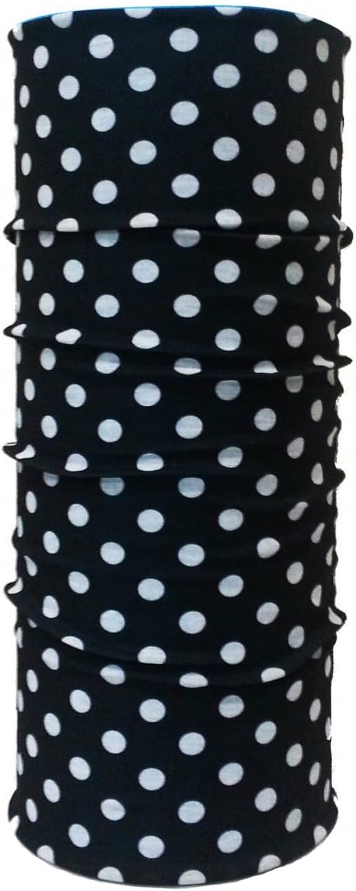 The Correct Motorcycle Mask Half Face Black Dot Mask for Biker