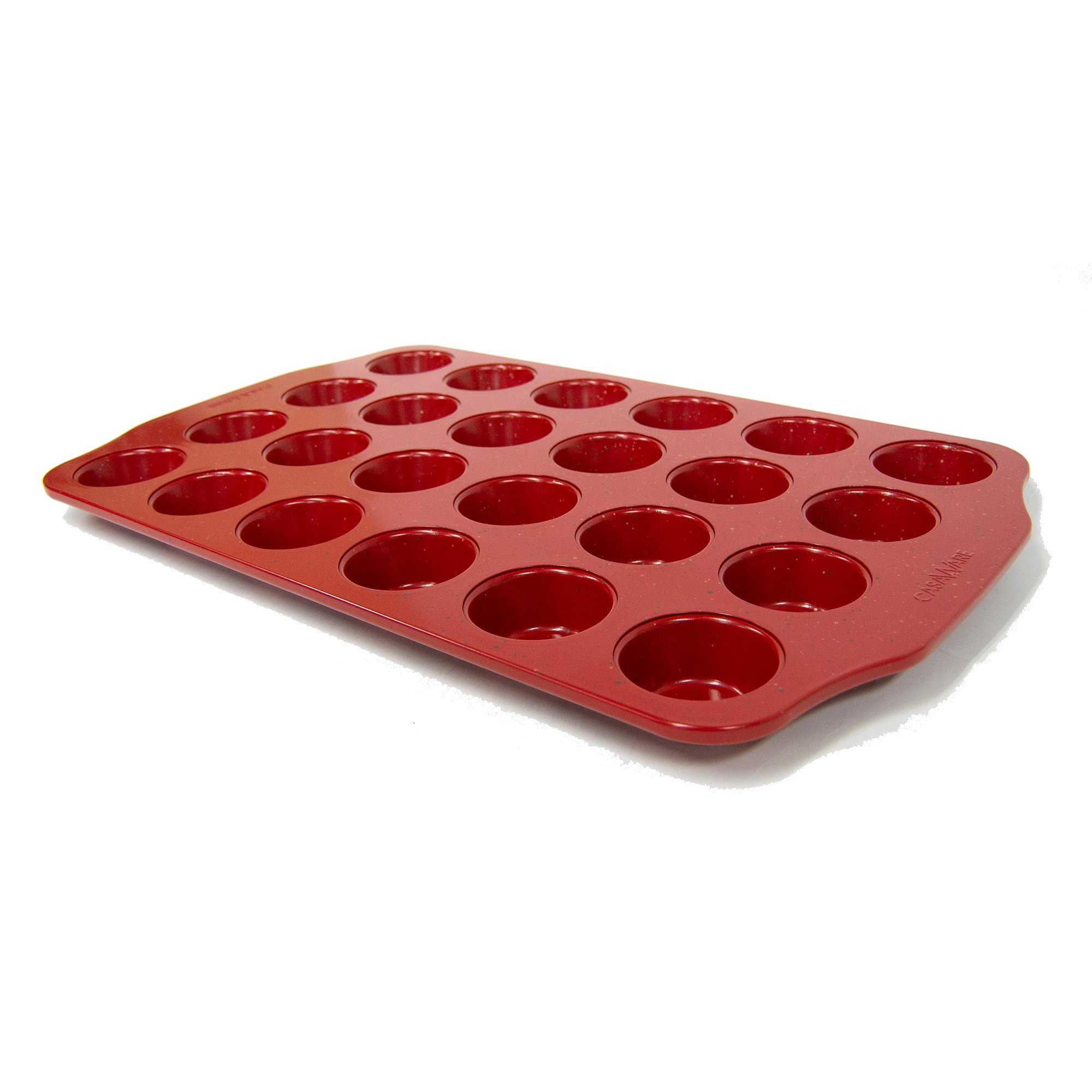 CasaWare Mini-Muffinform für 24 Muffins, keramikbeschichtet, antihaftbeschichtet, Granit