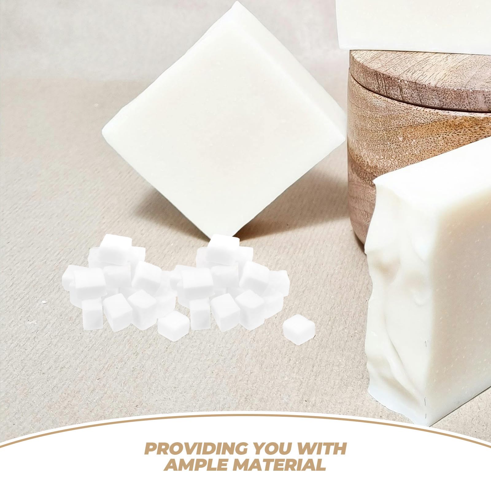 VALICLUD Base y Suministros de Bricolaje de Jabón Blanco para Hacer Jabón Artesanal Fácil Derretir y Verter Espuma Rica 400g