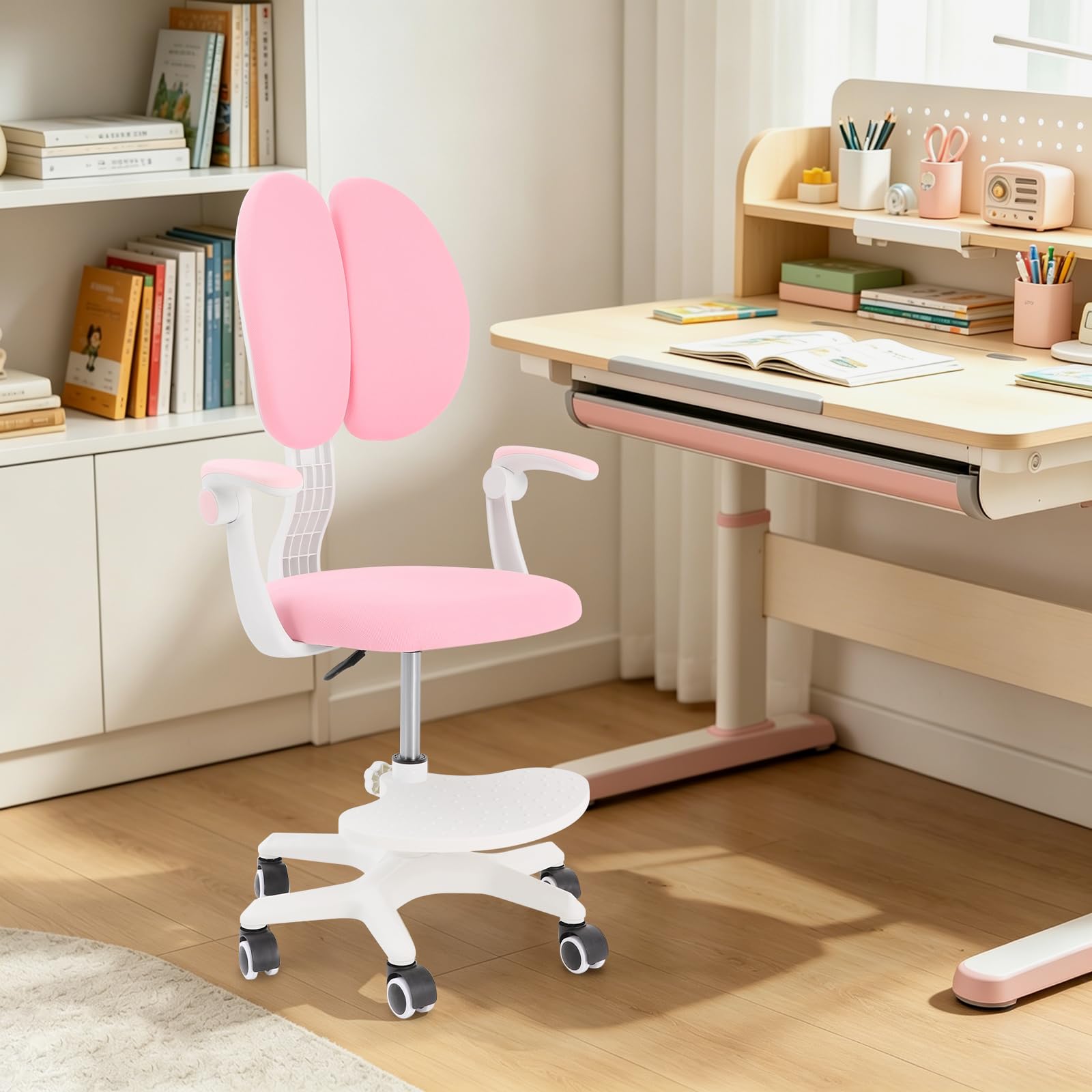 Ergonomiczne krzesło do biurka dla dzieci, z regulacją wysokości z