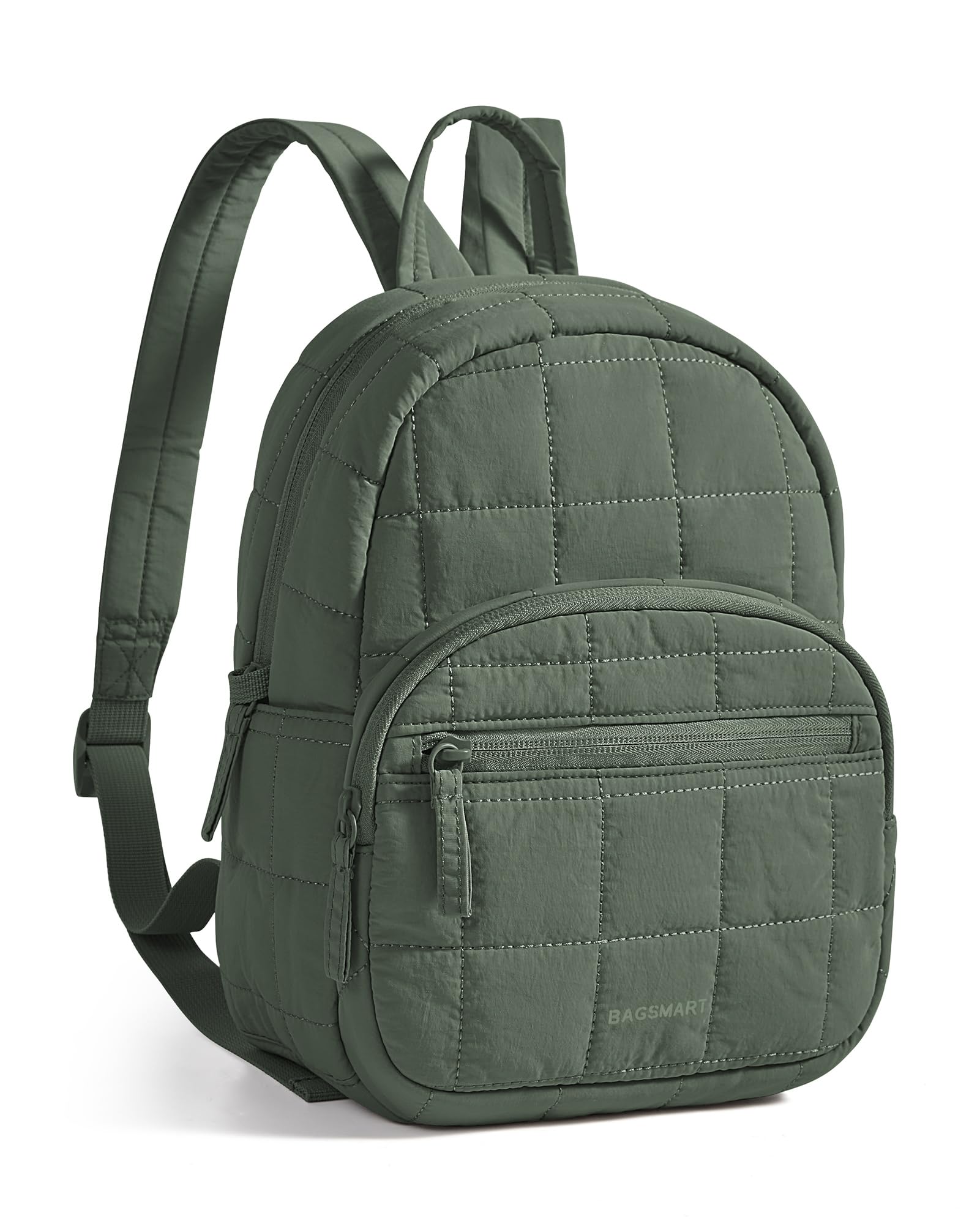 BAGSMART Mini Backpack for Women, Small College Backpack Purse, Sage | Fits 9.7" Tablet, Lightweight Small Backpack Purse for College, Weekender, Commute, Work, Water-resistant Sage Mini 9.7 Inch