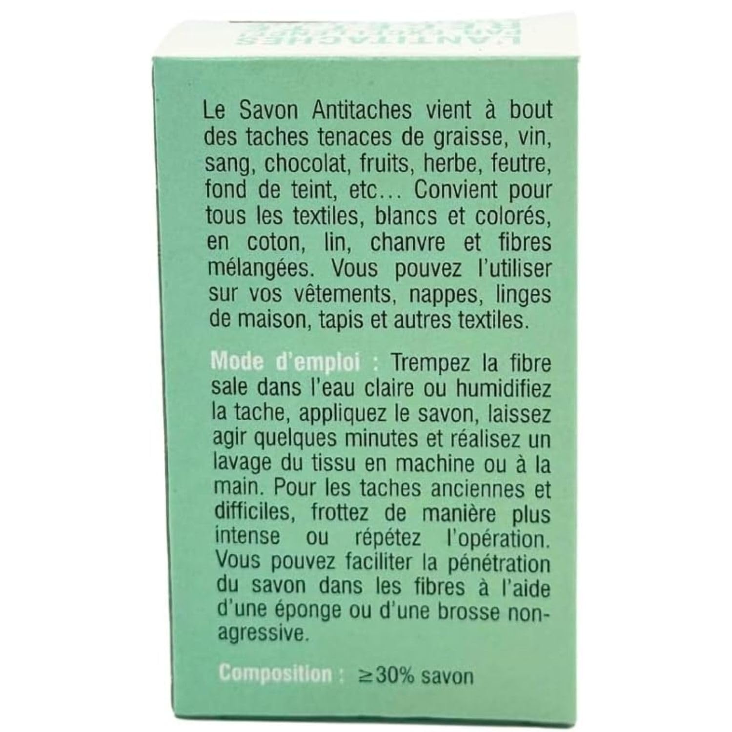 Laco - Savon Fiel de Boeuf Detachant Textile Puissant Professionnel, 100g, Savon Anti Tache Naturel, Enlève Toutes les Taches Tenaces Vin, Graisse, Herbe, chocolat, Sang, nourriture