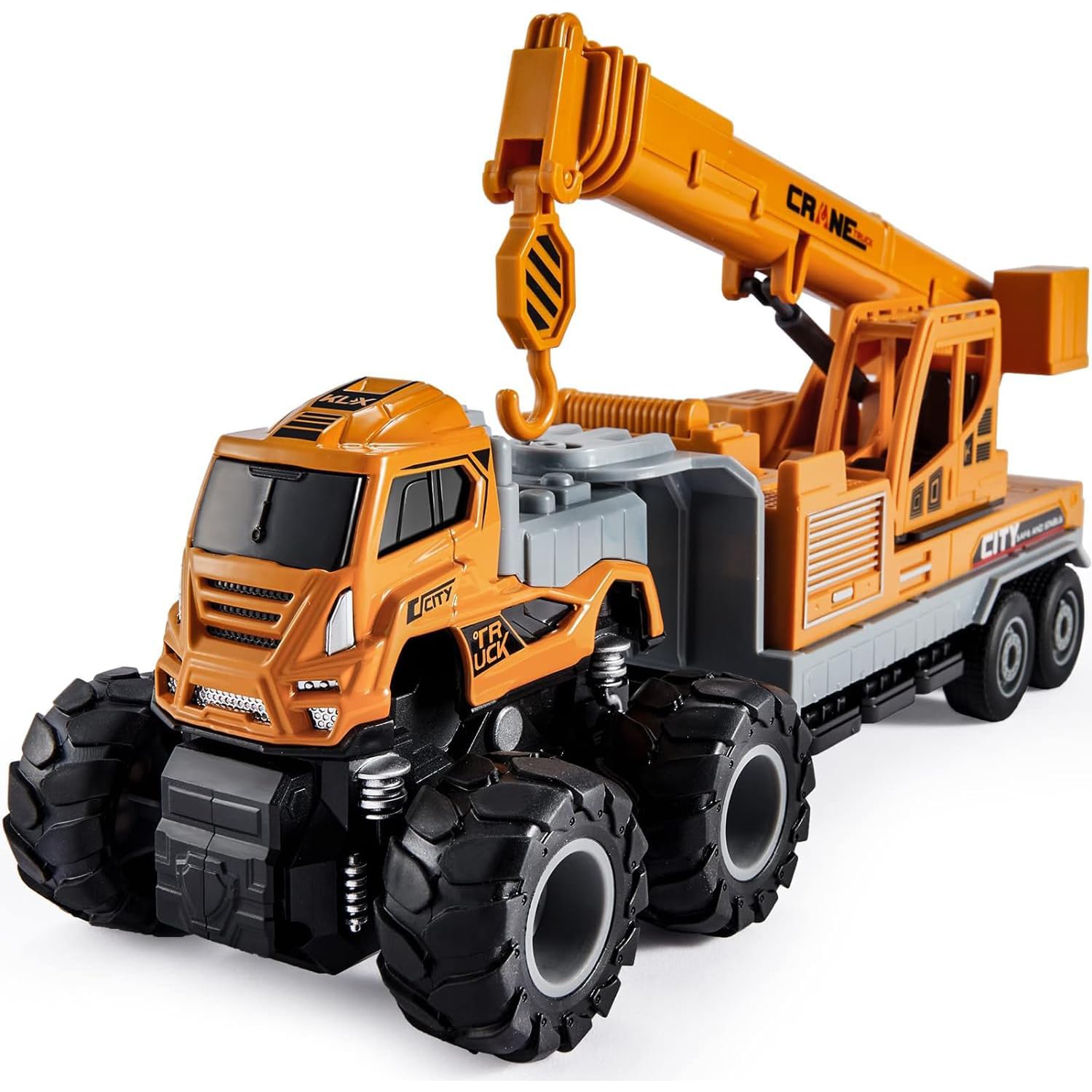 DEUSON ECOM Construction Truck Toys Crane Loader Excavator Truck Toys Diecast Alloy with Friction Powered Toy for Kids Boys and Girls Best Gift Truck Toys (B0D4J4KJBS) Amazon Price History, Amazon Price Tracker