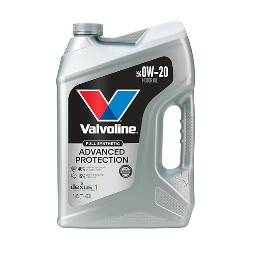 Valvoline Advanced Full Synthetic SAE 0W-20 Motor Oil 5 QT