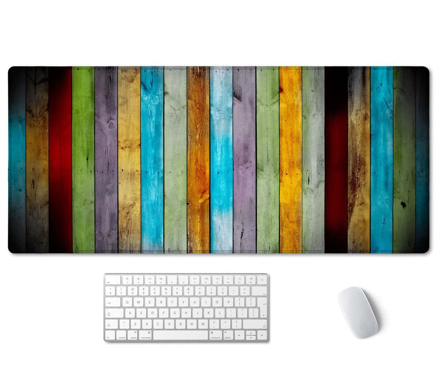 SSOIU Large Mouse Pad, Full Desk XXL Extended Gaming Mouse Pad 35.5" X 15.7", Waterproof Desk Mat with Stitched Edge, Non-Slip Laptop Computer