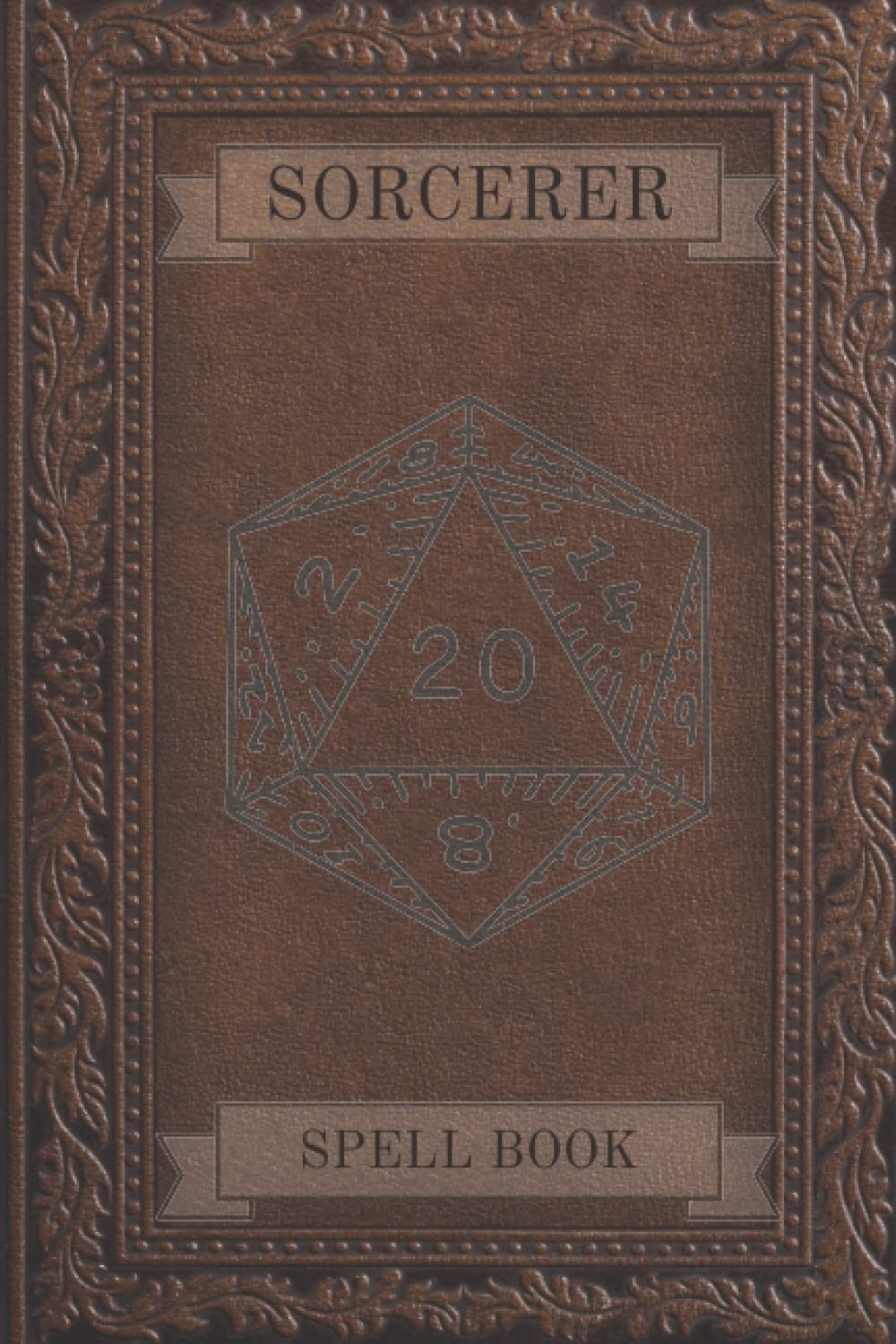 Sorcerer Spell Book: DnD, Pathfinder, fantasy style roleplay game spell lists. 140 pages