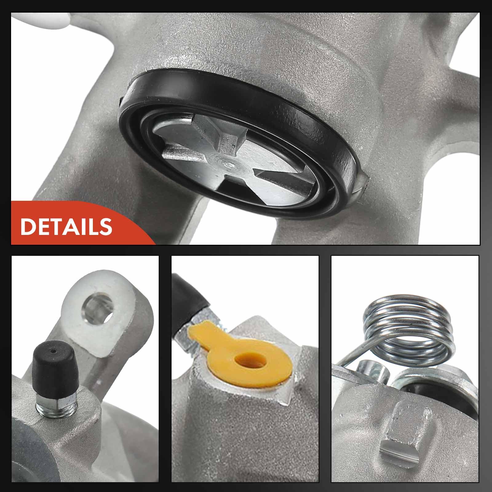 Frankberg Bremssattel Bremszange Hinten Links AluM.i.n.ium Kompatibel mit Astra G Cabriolet Astra G CC Astra H Astra H CaR.A.Van Astra MK V (H) Replace# 522311 | Stark, dicht, sicher