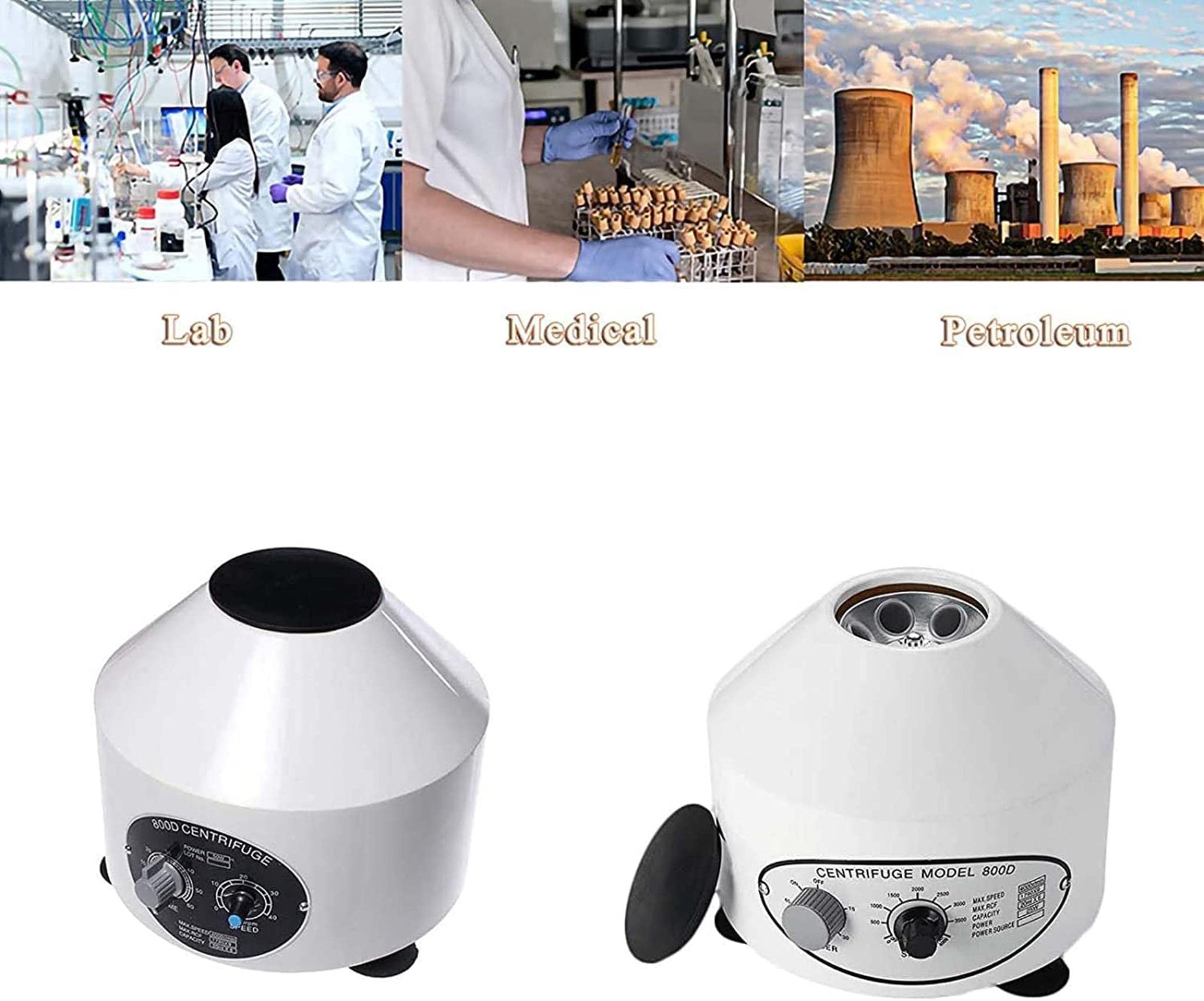 Centrifuga Da Laboratorio Professionale 4000 Rpm - 6 Posti Da 20ml Per Analisi Sangue - Foto 8