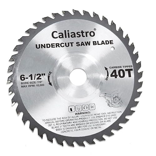 Hoja de sierra de corte inferior, 6-1/2 pulgadas de diámetro, repuesto para Crain #821, compatible con sierra de corte bajo Crain #812, #820 y #825