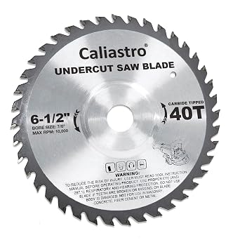 Undercut Saw Blade, 6-1/2" Diameter - Replacement for Crain #821 - Compatible with Crain Undercut Saw #812, #820 and #825 - Carbide Teeth
