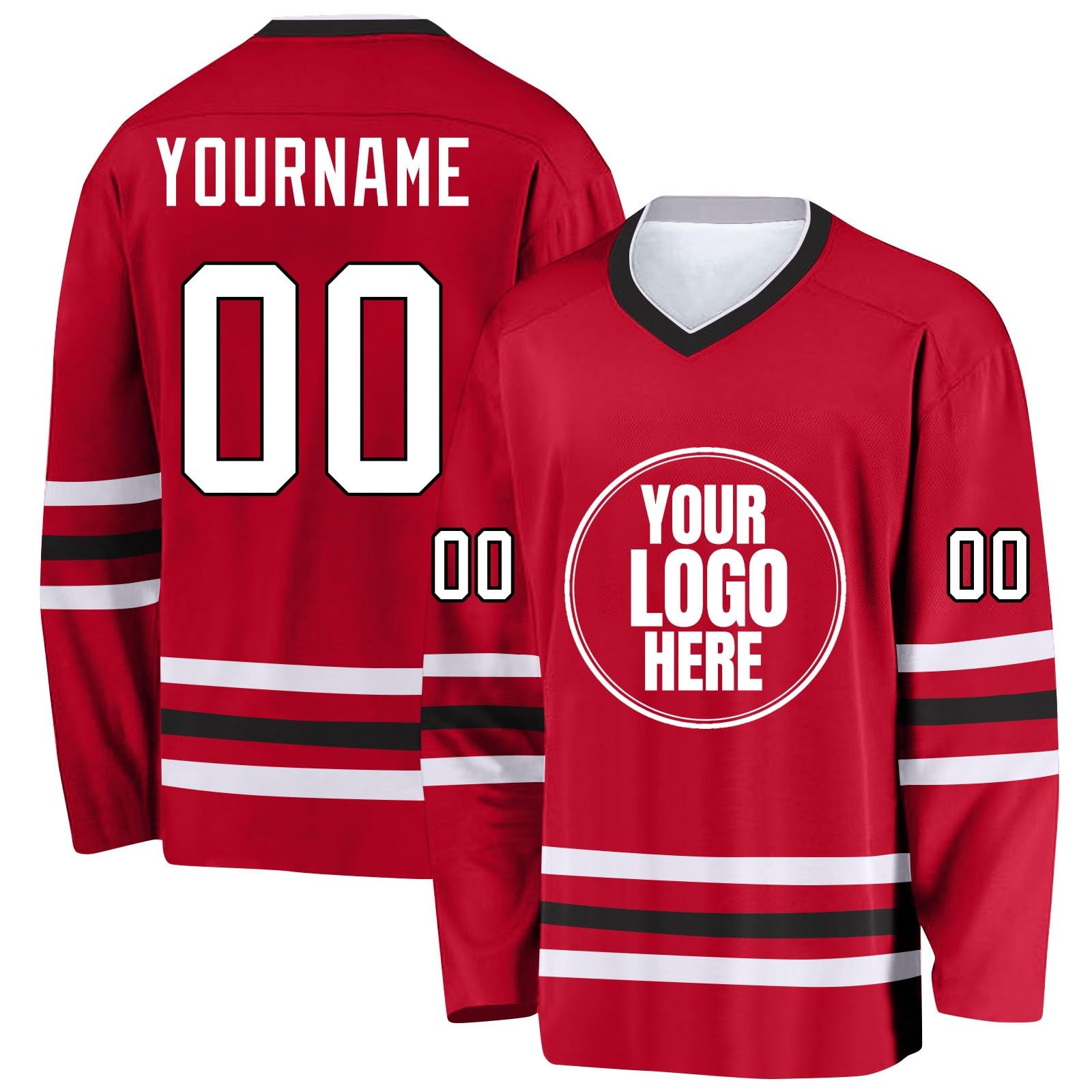 Camisetas de Hockey Personalizadas para Hombres, Mujeres, Adolescentes y Niños