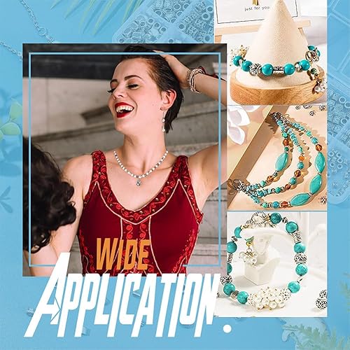 Miniatura 5 de PH PandaHall 405 cuentas espaciadoras tibetanas de plata antigua 14 estilos redondos de metal de barril, joyería de aleación suelta cuentas para