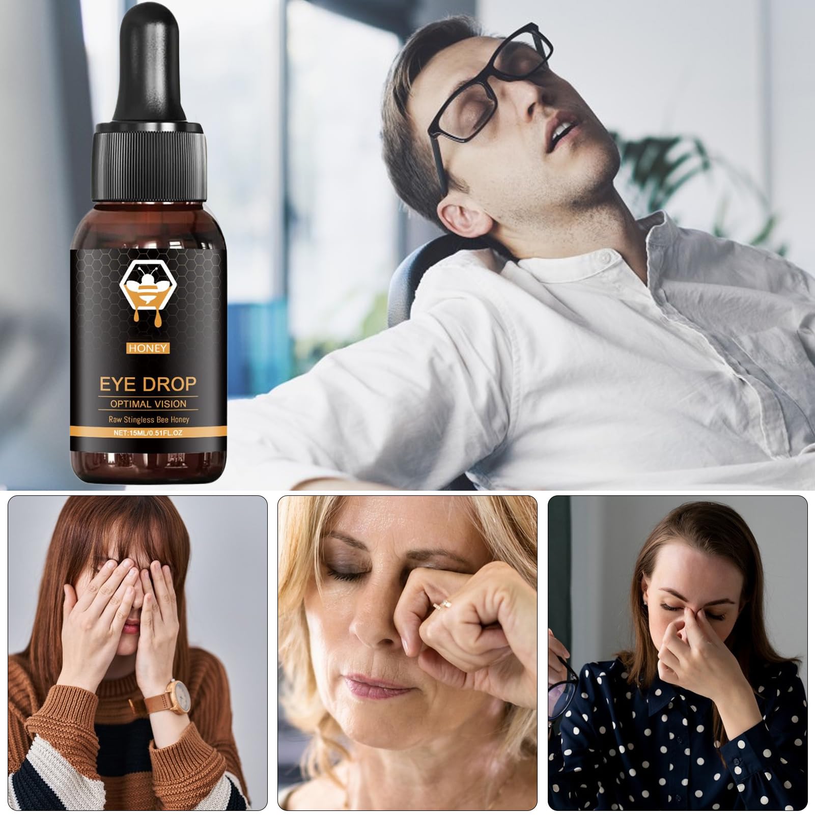 Krople do oczu do suchego oka, naturalny roztwór nawilżający, odświeżający z delikatną budową, nawilżająca formuła pielęgnacyjna o gładkiej teksturze, nowoczesna mieszanka zdrowia z przejrzystym