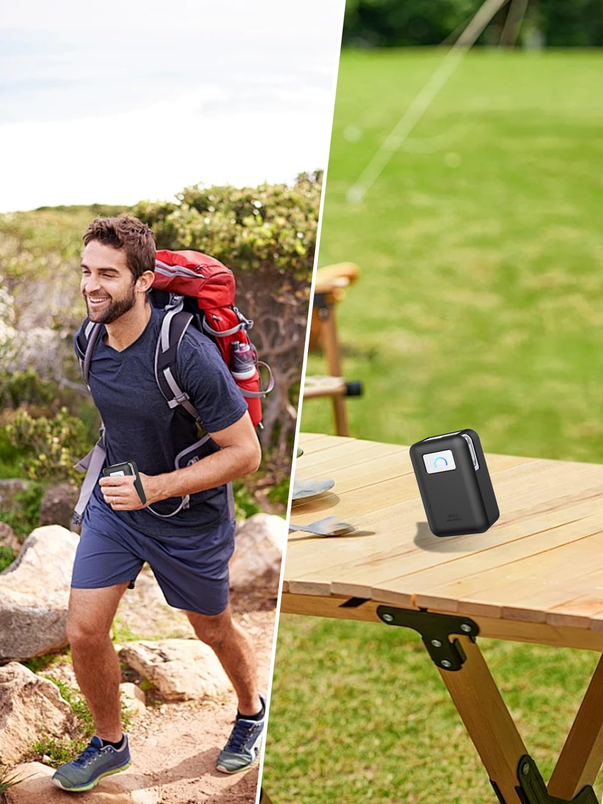 yystao Hülle für Anker Nano Power Bank, 10,000 mAh, Schutzhülle - Freundliche Silikonhülle - mehrfach waschbar, Kratzfest, tropffest, Schwarz
