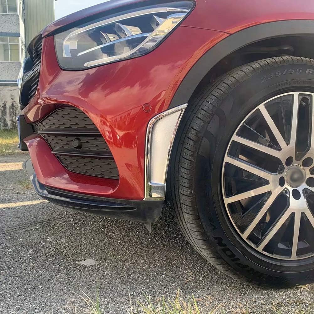 Beautost Fit for Mercedes Benz New GLC GLC300 2020 2021 2022 Front Corner Side Fender Sticker Vents Air Outlet Cover Trims