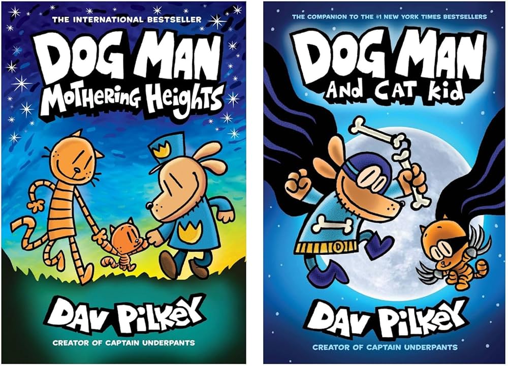 Buy Dog Man #10: Mothering Heights & Dog Man #4: Dog Man and Cat