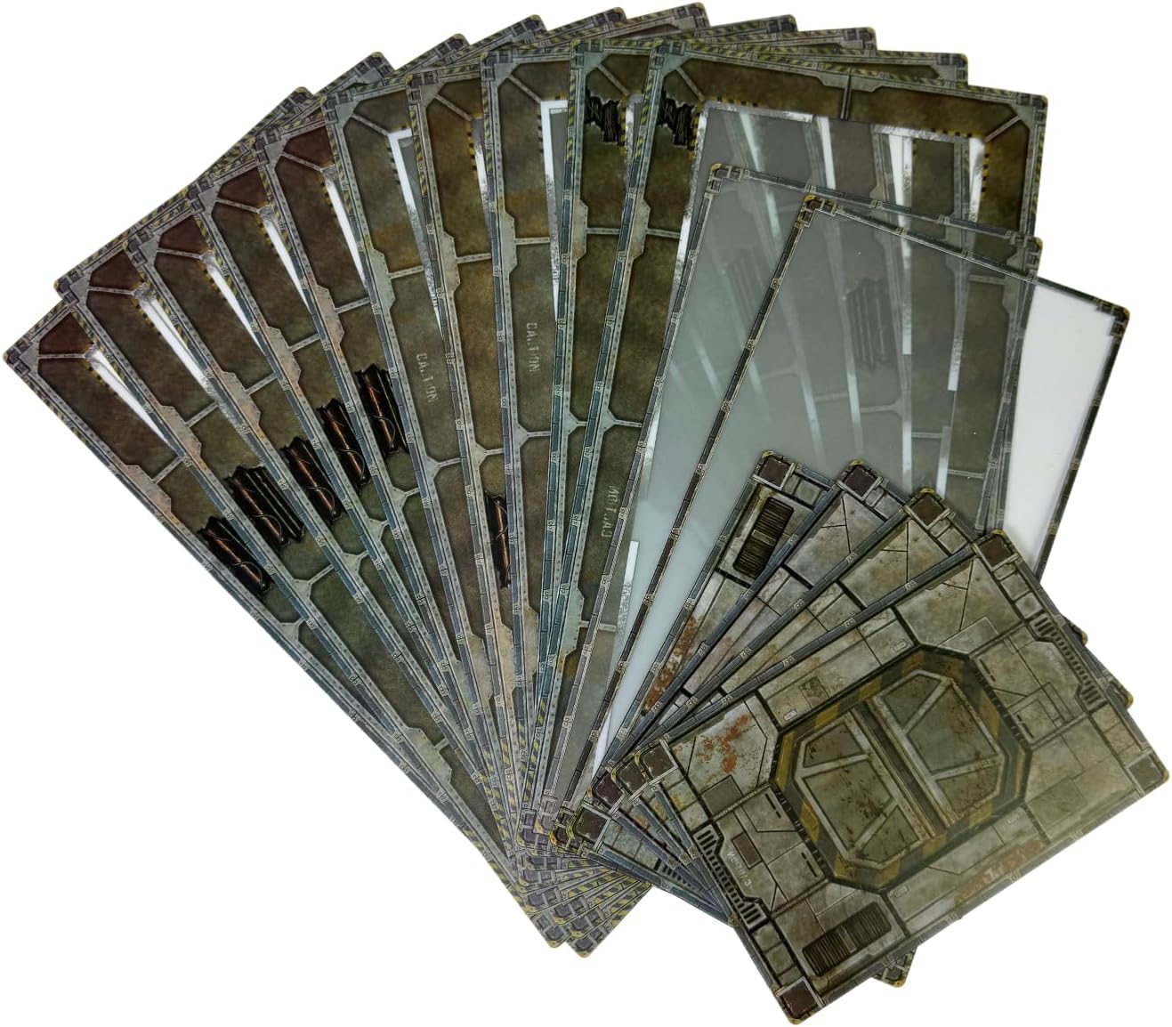 16pcs Acrylic Terrain Bases Wargame Terrains for WH40K WTC/WCW Tournament