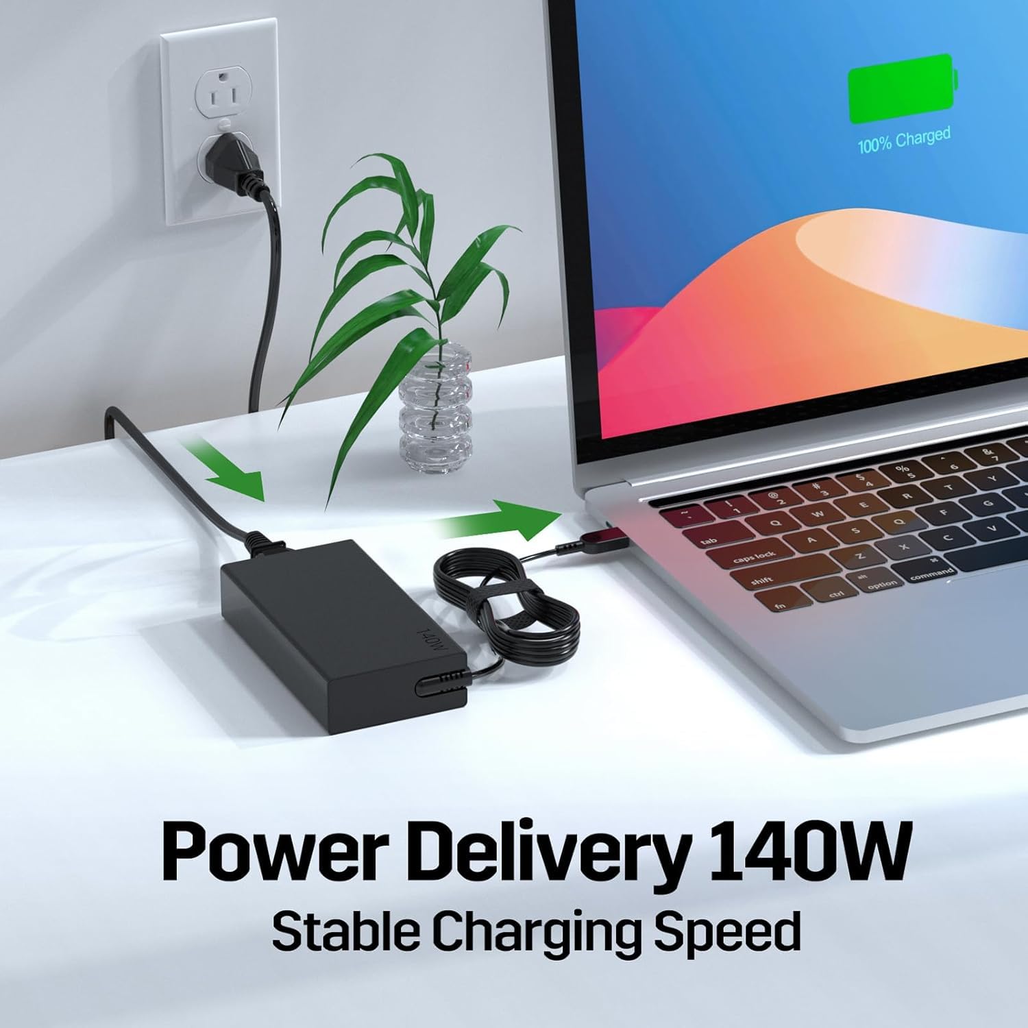 Slim Ladegerät USB Typ C 140W Kompatibel mit Lenovo ThinkPad T1g Gen 8 | für Lenovo AI P1 Gen7 Ultra 9 P16V Gen1 16 Zoll P16 Gen2 Mobile Workstation Slim Pro 7 9 Legion 9 9i 7 2-in-1 Laptop