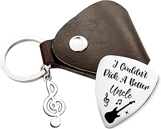 YTNONT I Couldn't Pick A Better Uncle Musical Guitar Pick Jewelry for Musician Guitar Player Uncle Birthday, Christmas Gift