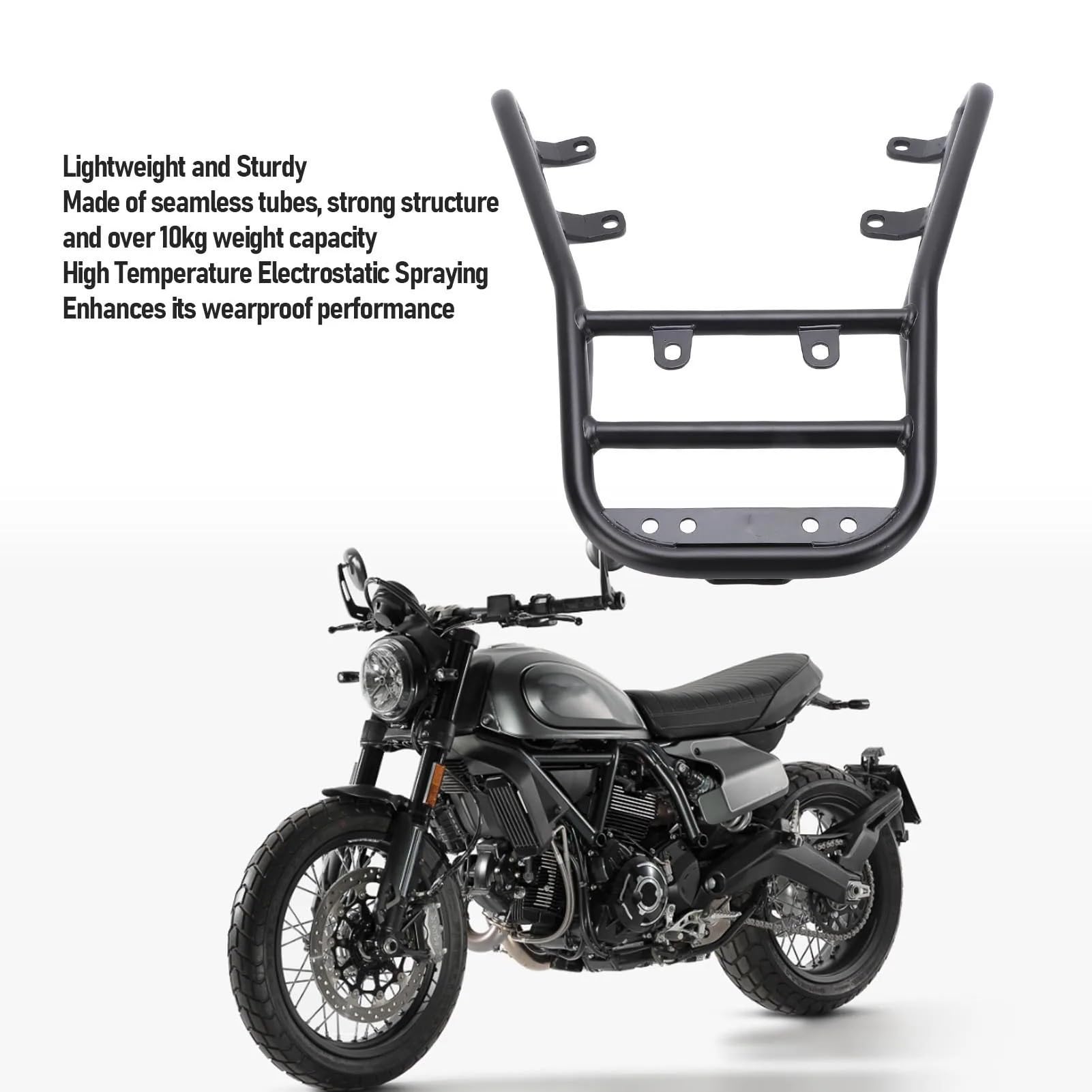 Porte-Bagage Moto pour Ducati Scrambler 800 2023-2025