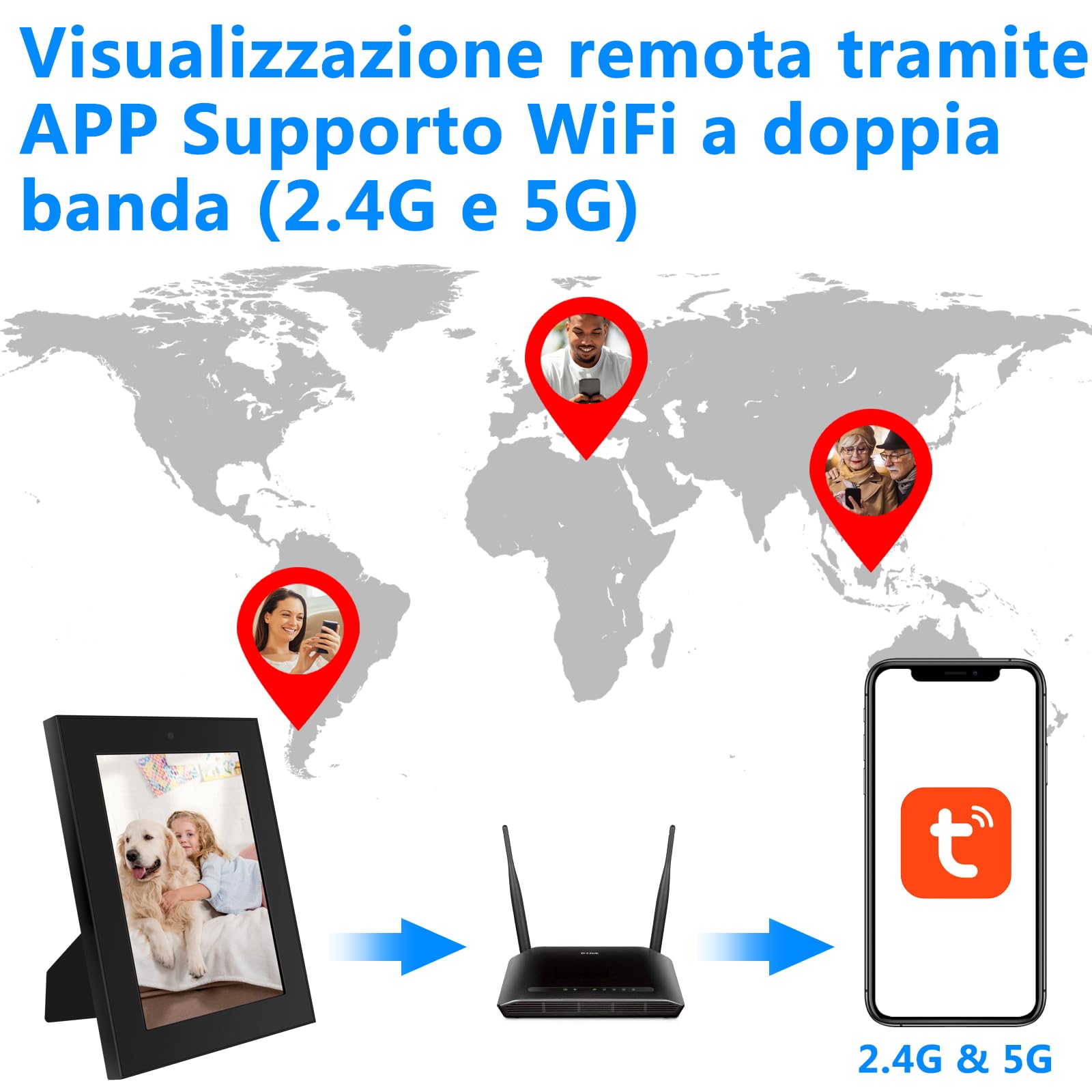 Camera Spy Invisible 1080P Wi-Fi Surveillance - Dettaglio