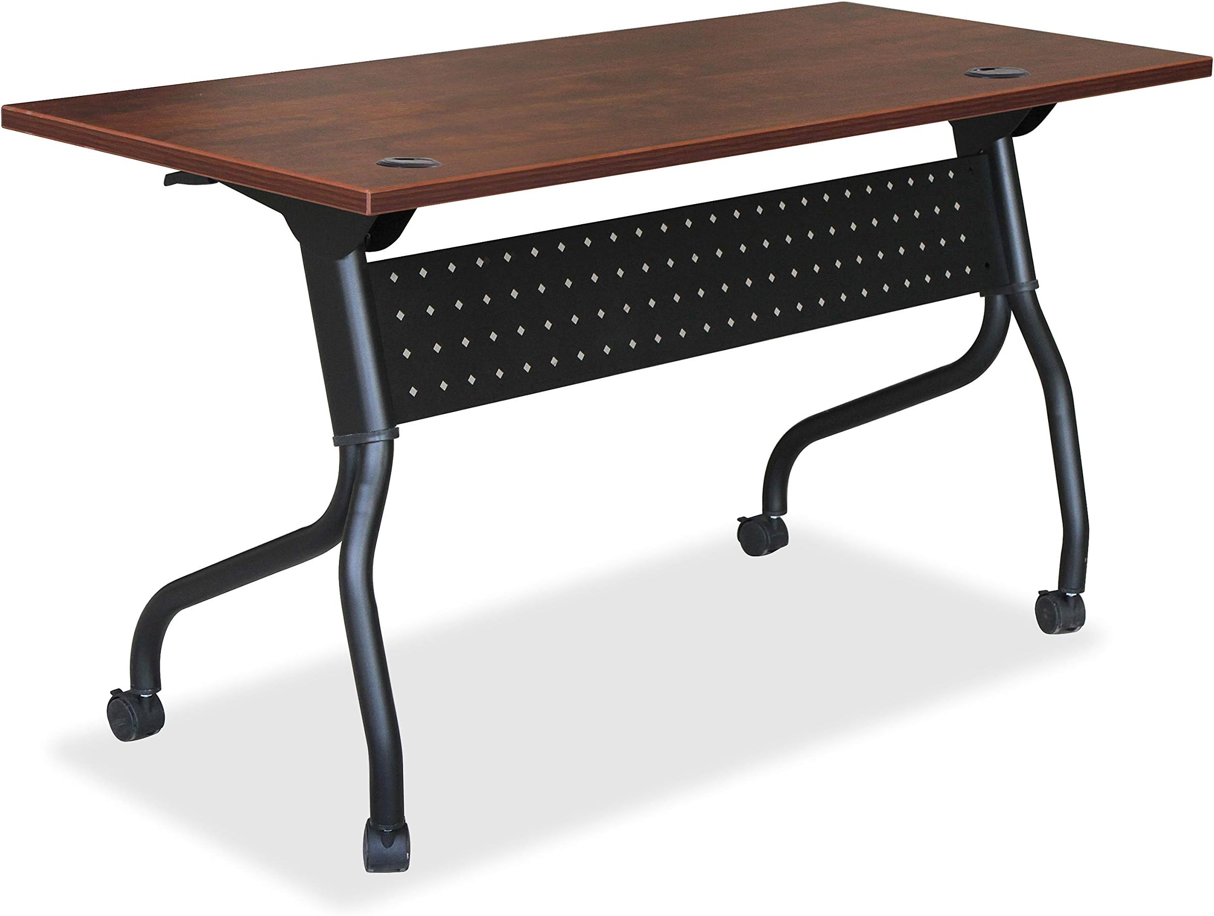 Lorell Cherry Flip Top Training Table