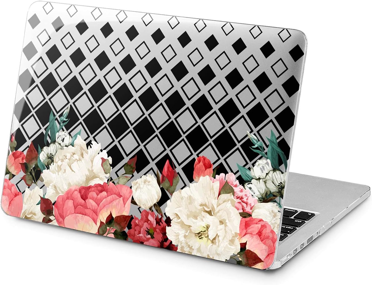 Hard Case Compatible for MacBook Pro 16 14 M3 M2 2023 M1 Pro 13 2022 Air 13 2021 Retina 2020 Mac 11 12 Modern Print Geometric Abstraction Blue Design Texture Elegant Laptop Cover Protective