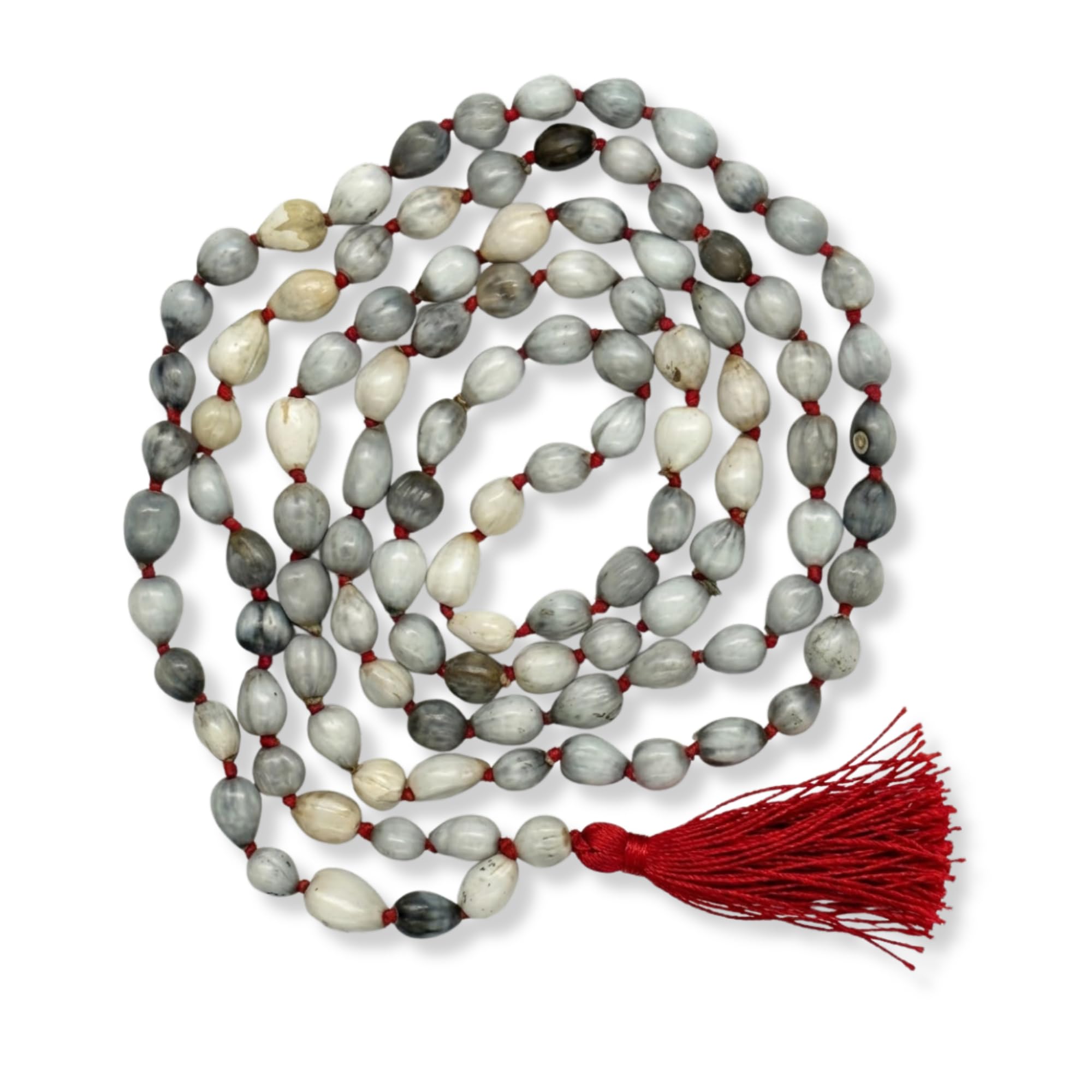Premium Sacred (Haldi/Kamal Gatta/Safed Chandan/Vaijanti/Lal Gunja/Neem/Tulsi/Putrajeeva/Safed Gunja Mala) Collection for Jaap, Meditation, Spiritual Purpose (Vaijanti Mala)-picture-29