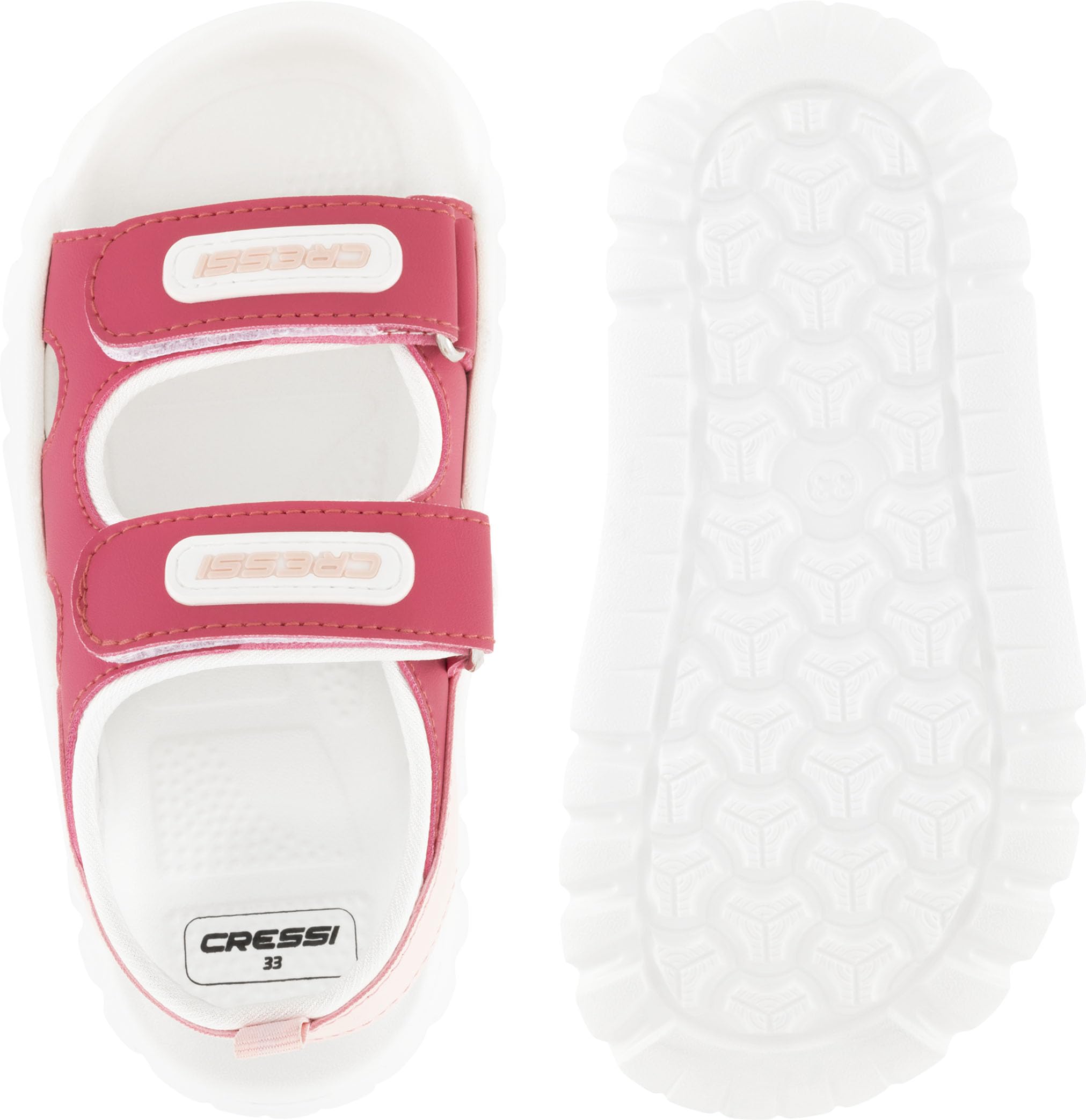 Cressi Tabby Kid Elegantes Sandalias de Playa Ligeras y Deportivas Niñas y Niños, Correa y Cierre Autoadherente Doble, ideales Casa, Playa, Piscina y SenderismoNiñas