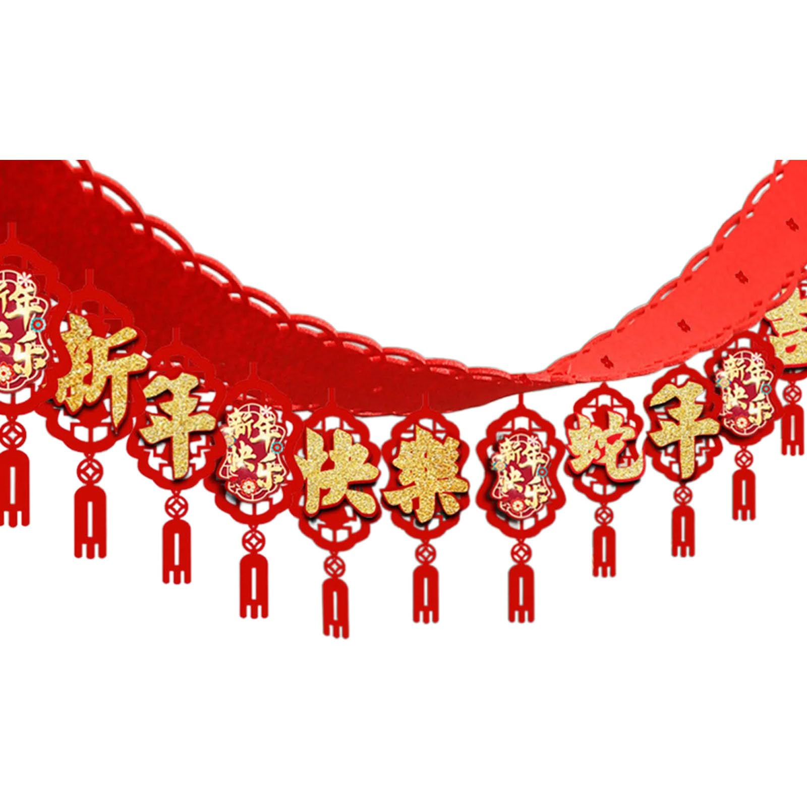 Buxuaaaa Chinese New Year Decoration 2025 Year of the Snake Hanging Ornament for Spring Festival Celebration and Home Decoration Cultural Theme